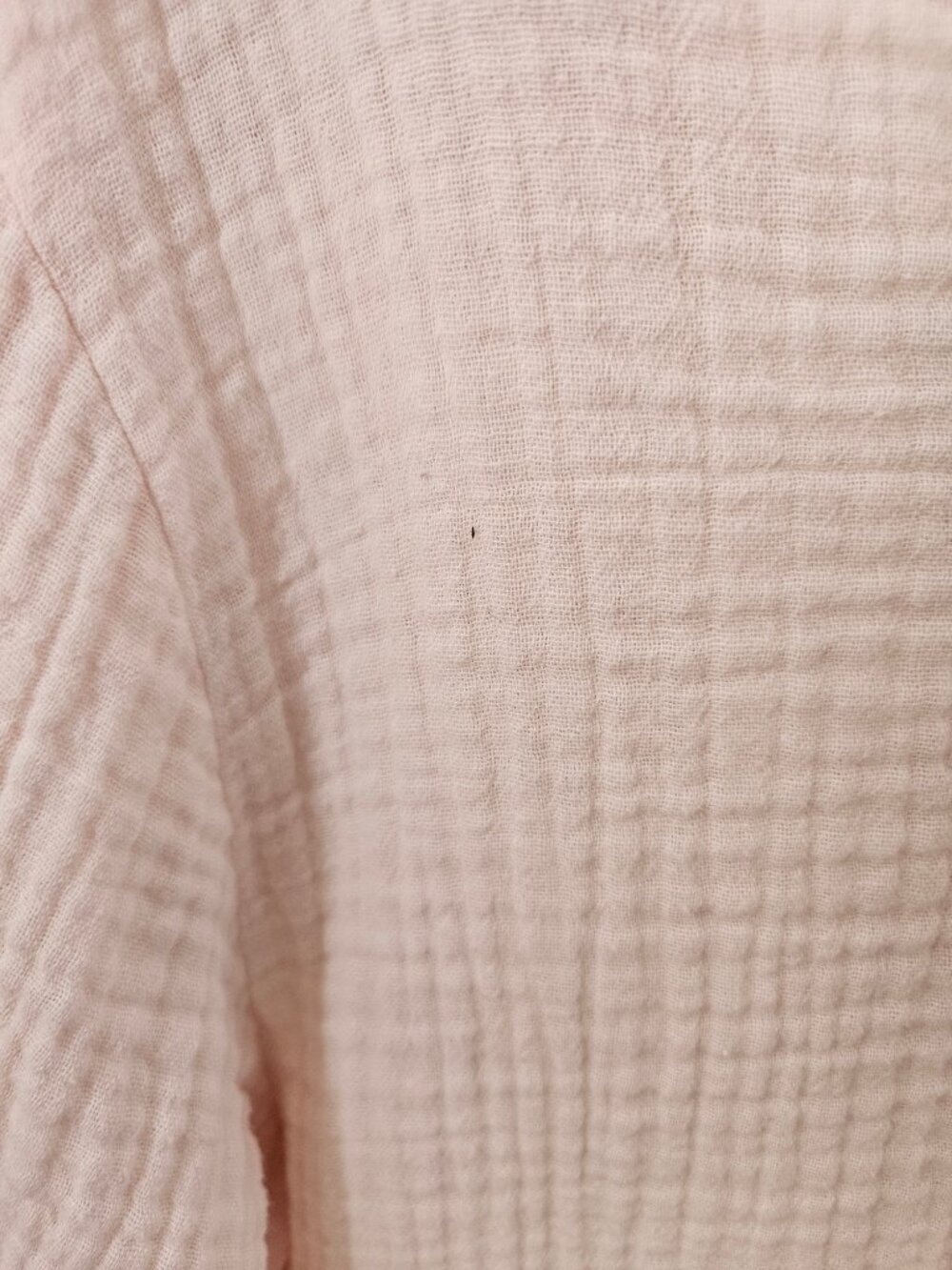 Cloth & Stone Anthropologie Lace-Up Gauze Peasant Blouse in Spring Rose Sz M - Picture 7 of 13